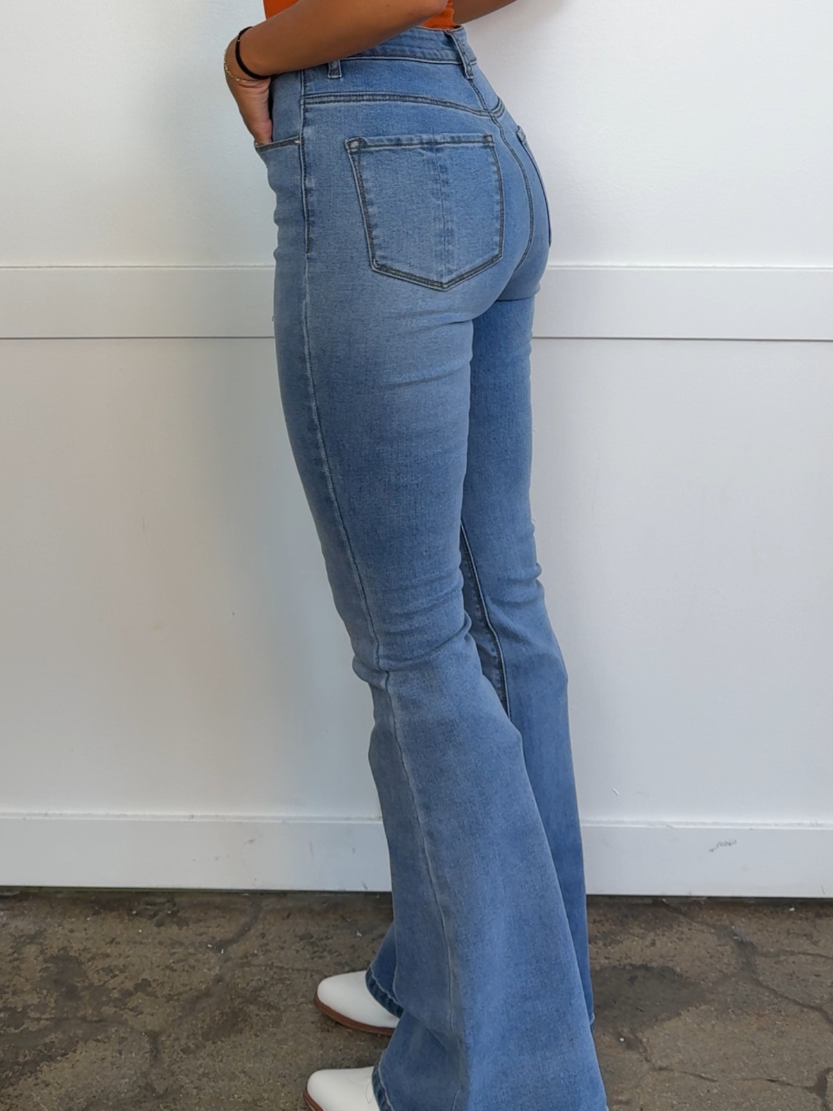 Danny Medium Wash Flare Jeans