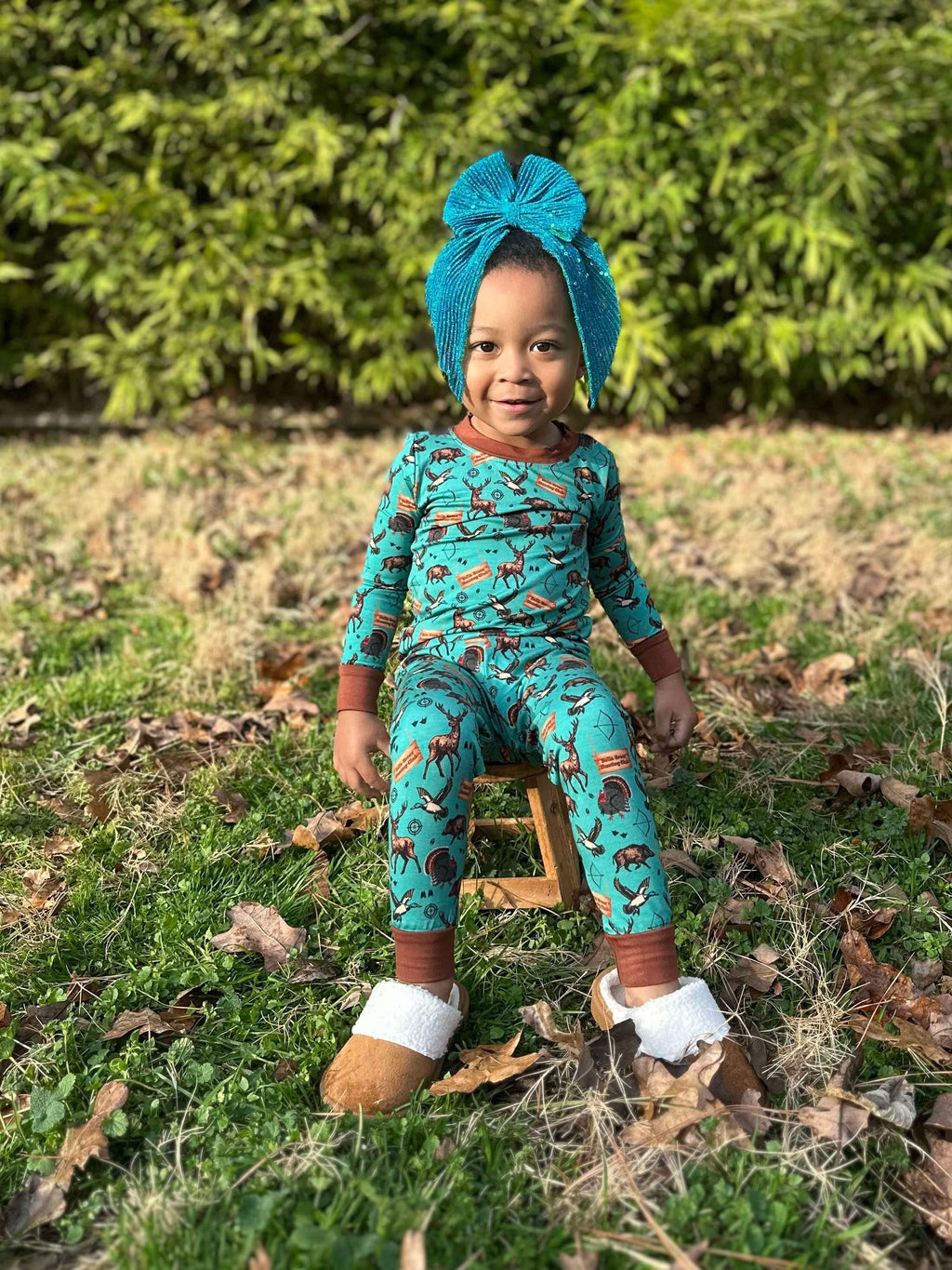 TEAL Bella-Breez Hunting Club Bamboo Set (FINAL SALE)