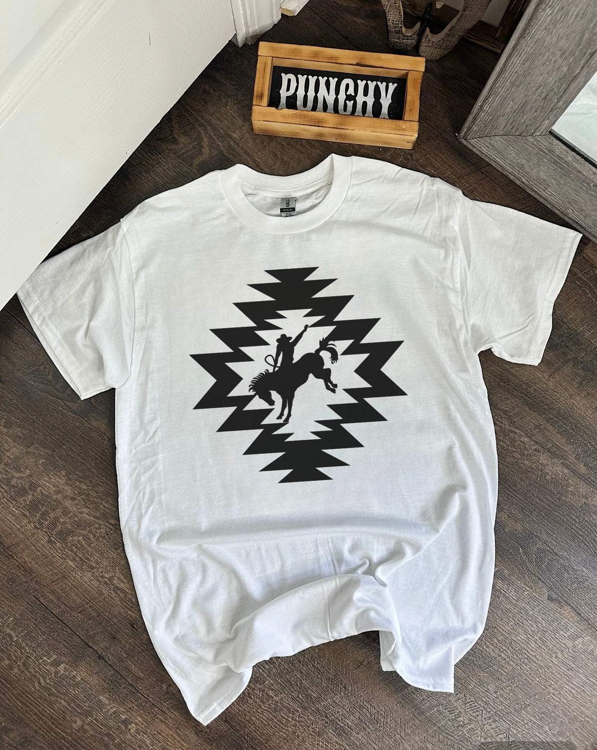 Aztec Bronc TEE or CREWNECK