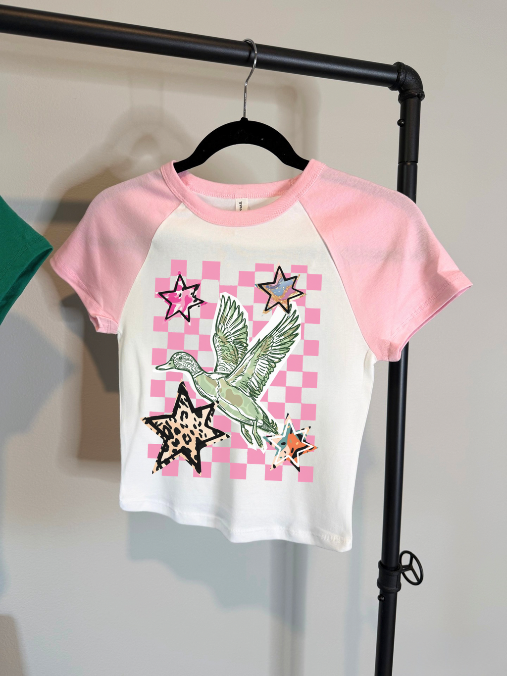 Pink Skies & Duck Vibes Baby Tee