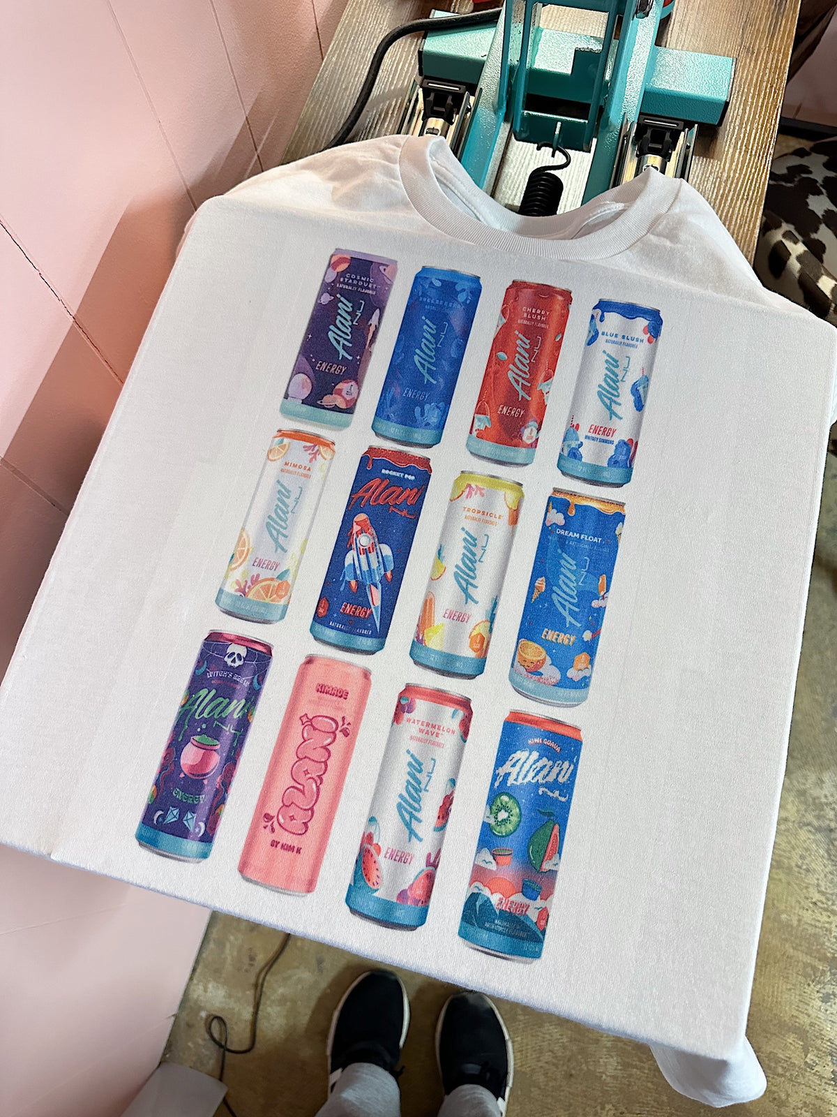 Energy Drink Collage TEE or CREWNECK