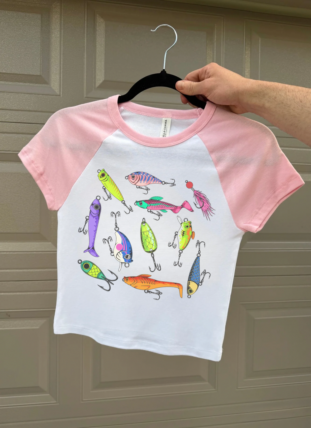 Funky Fishing Lures Baby Tee