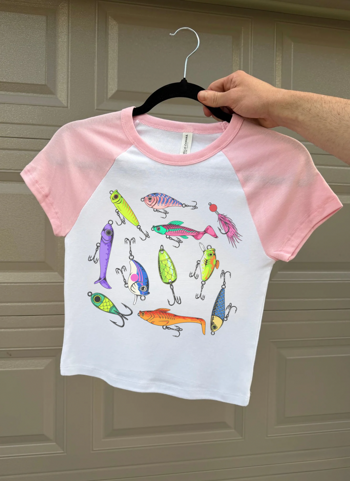 Funky Fishing Lures Baby Tee