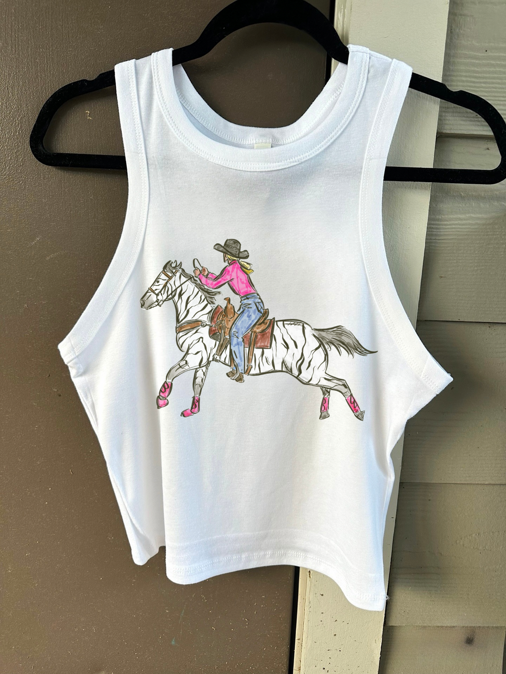 Cowgirl Chaos Cropped Tank