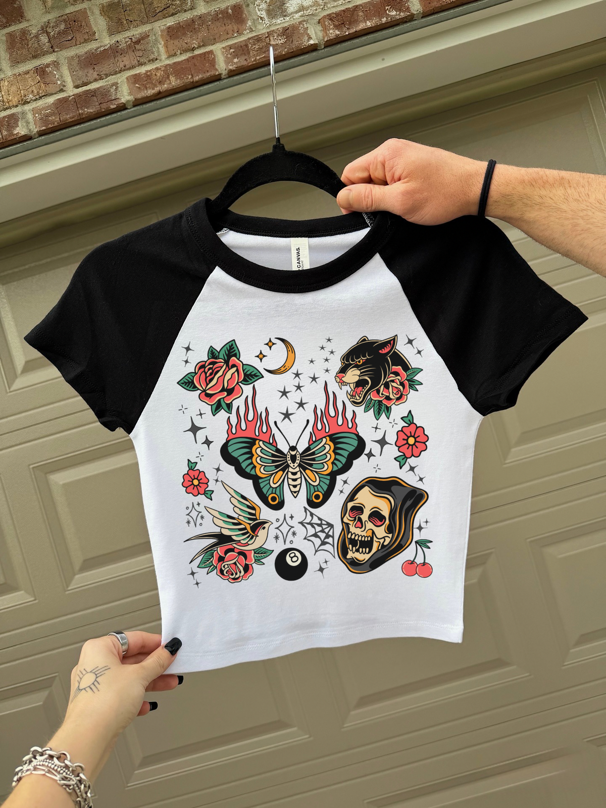Trad Tattoo Baby Tee