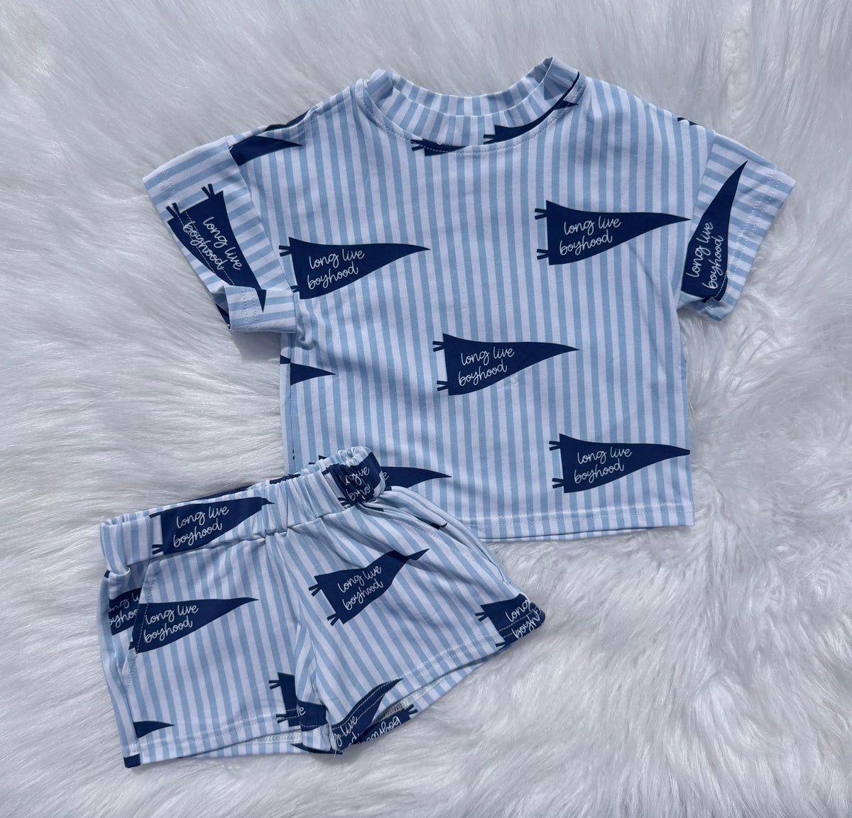 Longlive boyhood short set