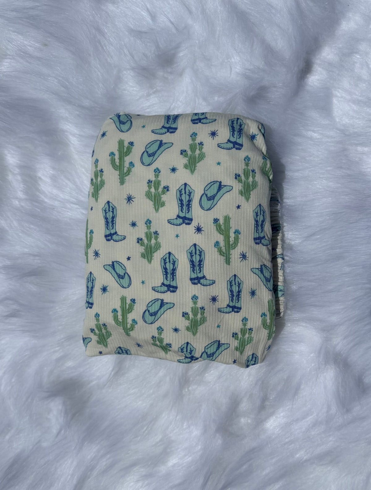Wild West Cowboy Bamboo Crib Sheet