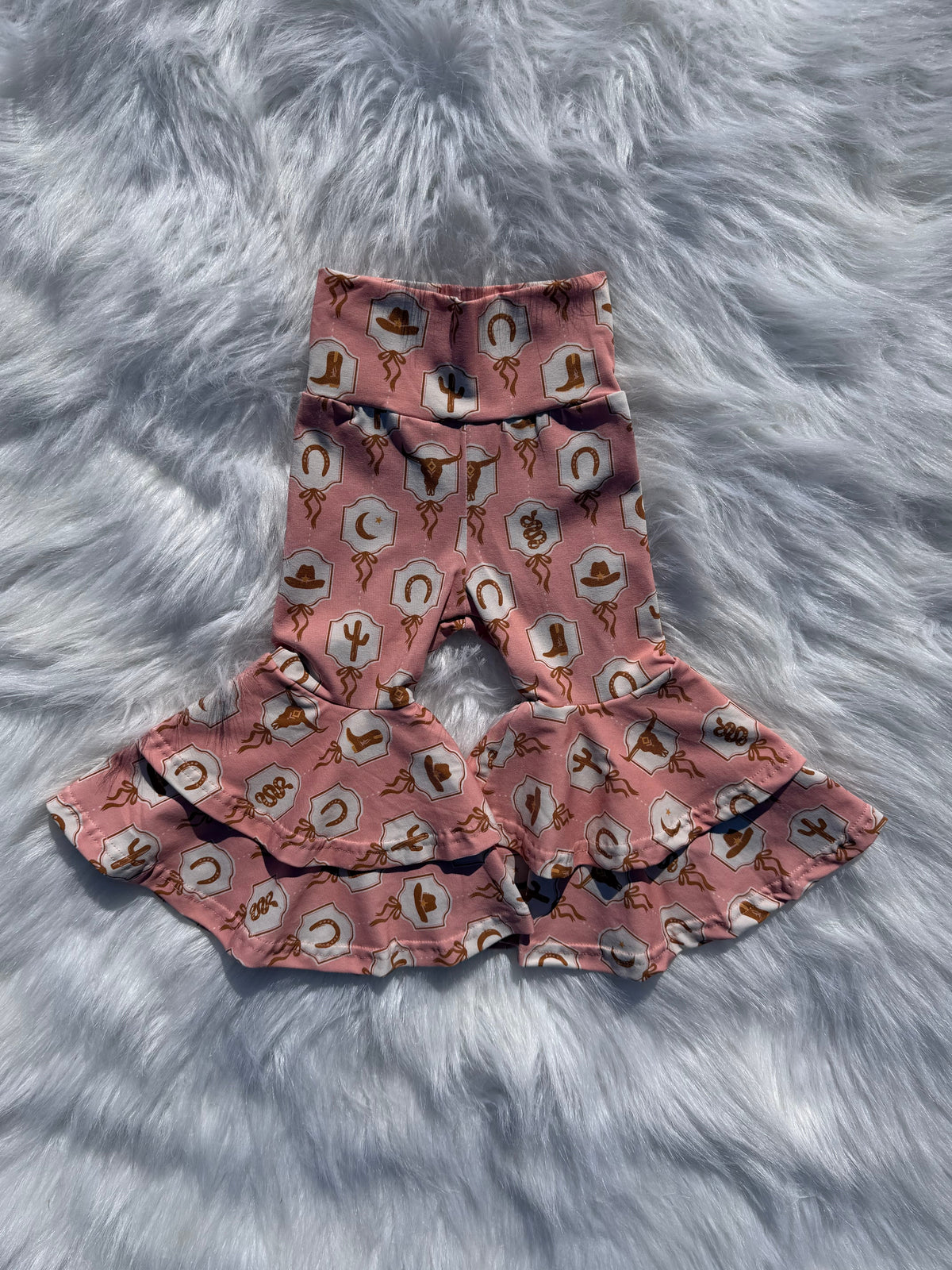 Pink Pony Double Bell Bottoms