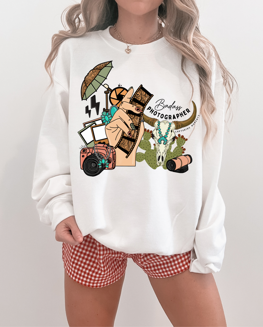 Western Photographer TEE, CREWNECK or QUARTER ZIP