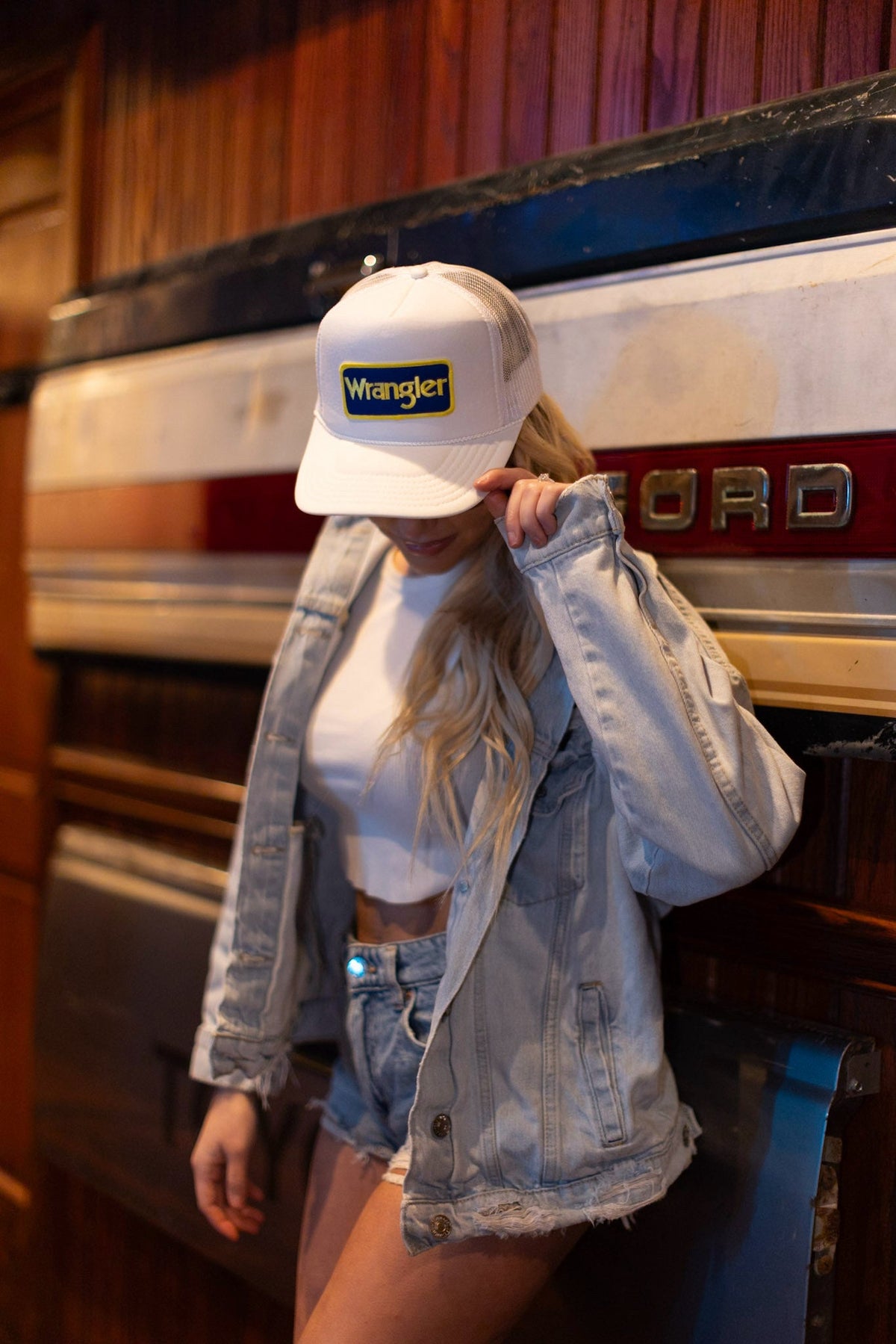 Wrangler Patch Foam Trucker Hat