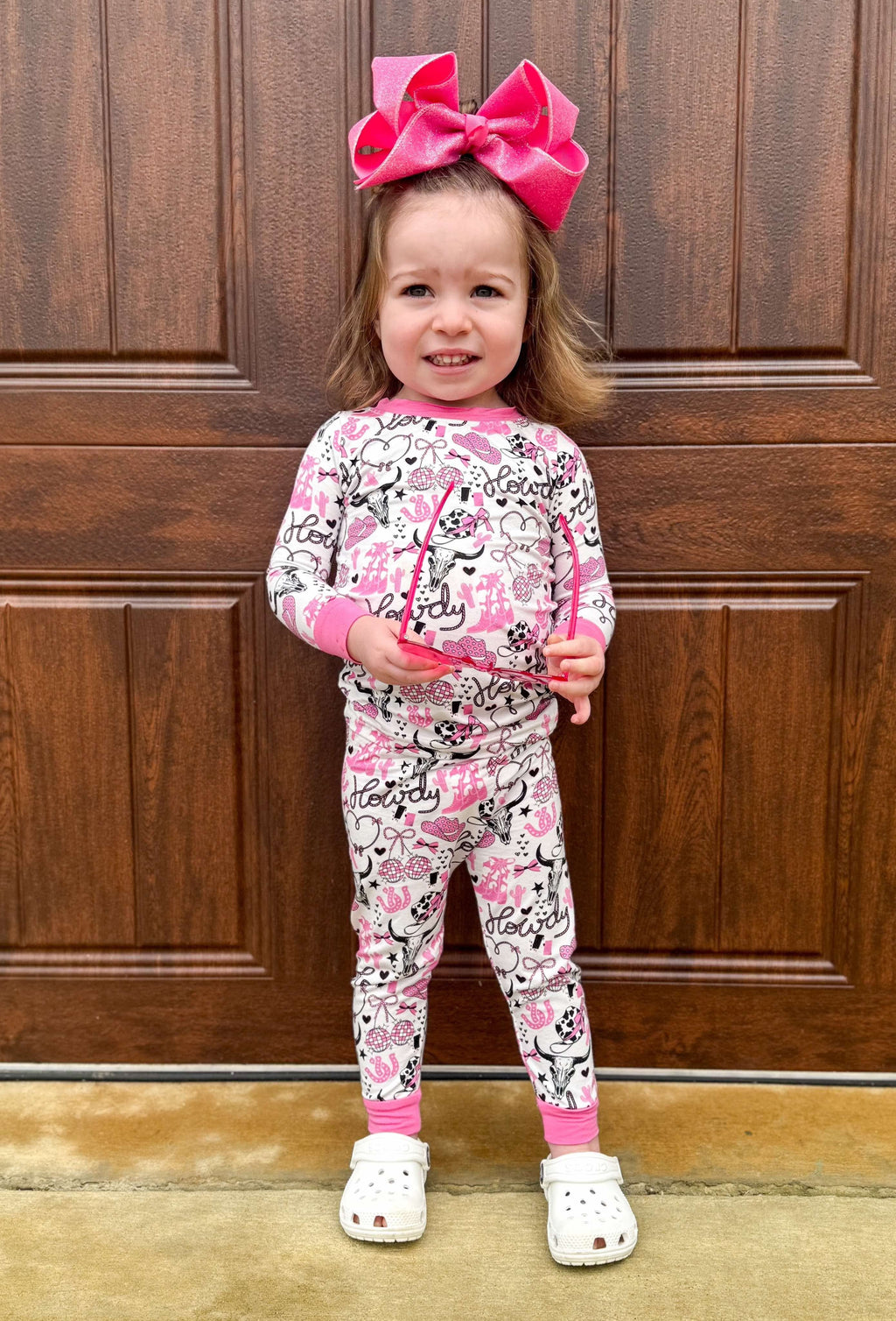Pink Howdy Bamboo Set (FINAL SALE)
