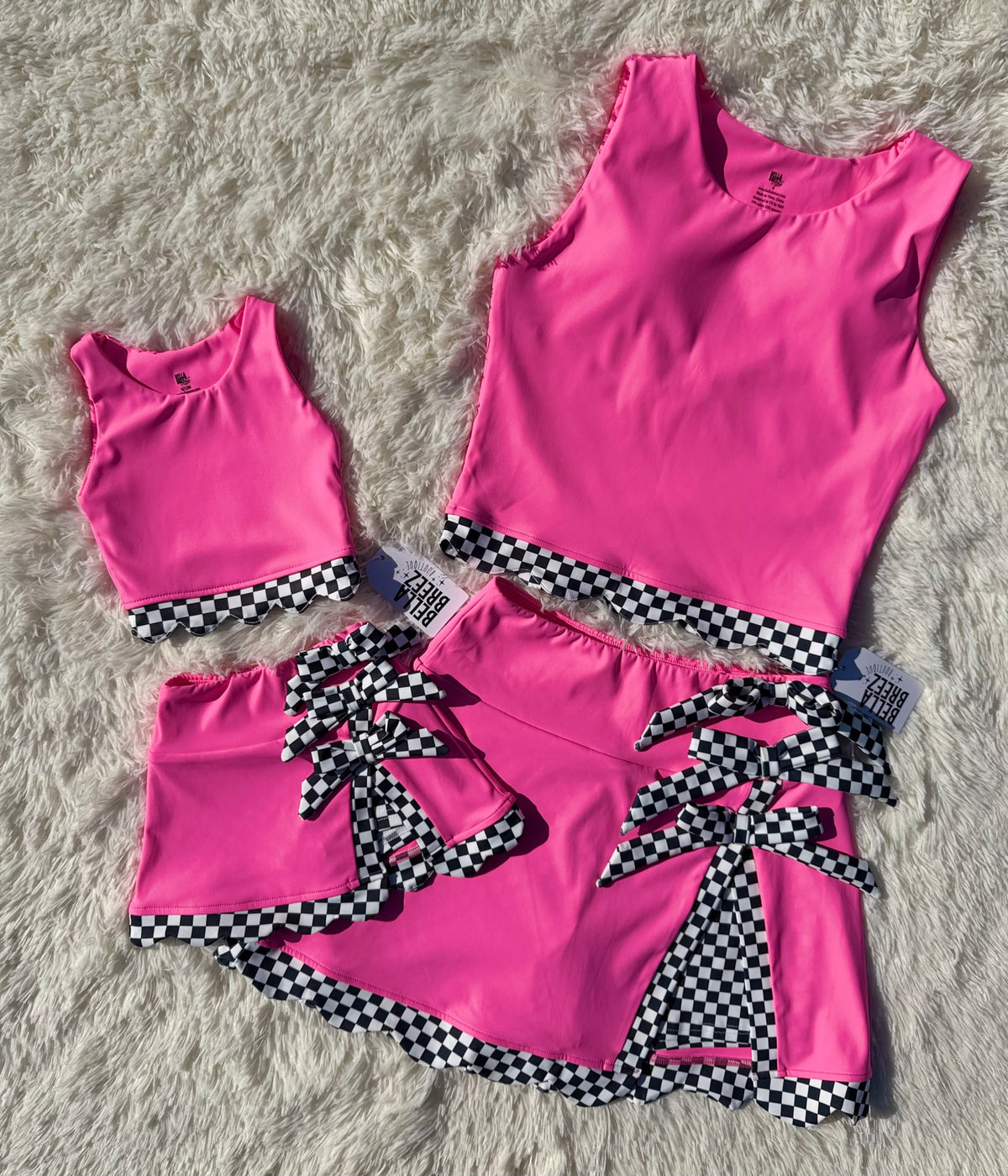 Checkered Chic Yoga Set (Mommy And Me)