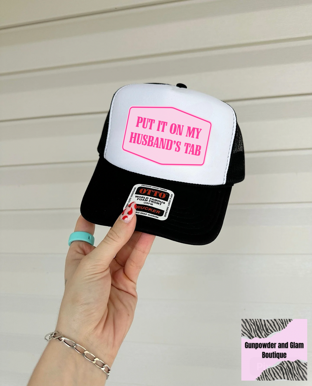 Husband’s Tab Trucker Hat (Multiple Color Options)