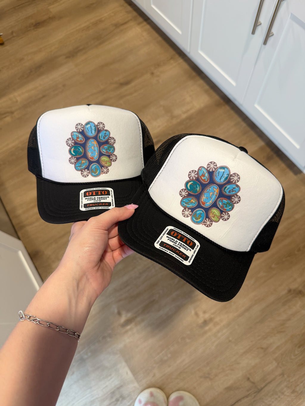 Turquoise Squash Trucker Hat (Multiple Color Options)