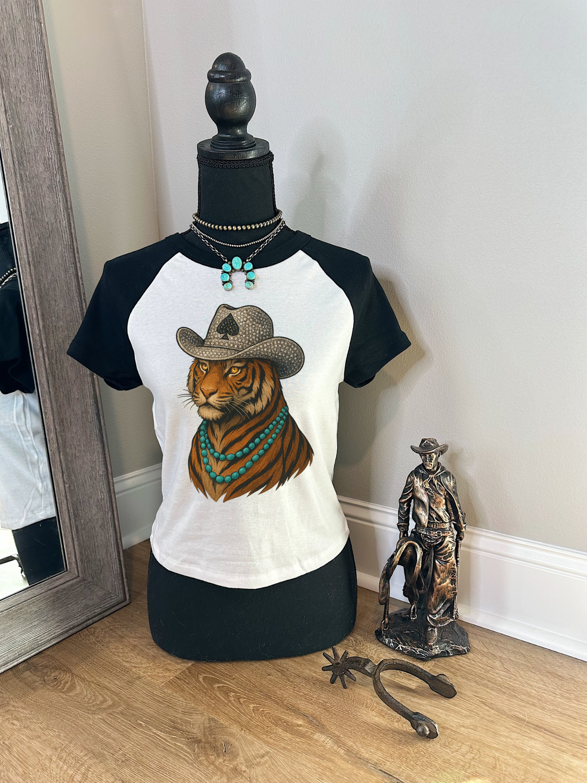 Tiger Cowboy Baby Tee