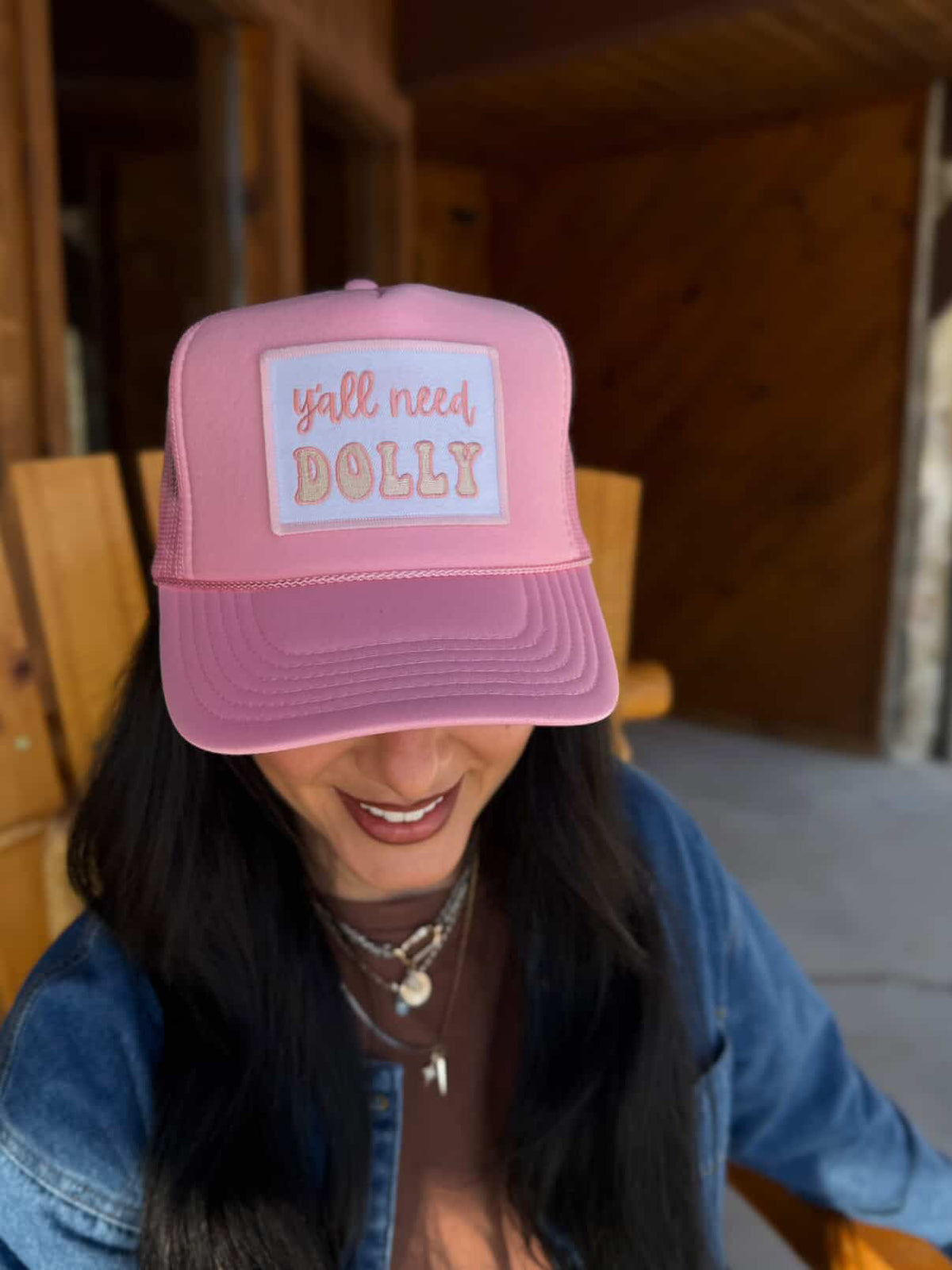Y'all Need Dolly Patch Foam Trucker Hat