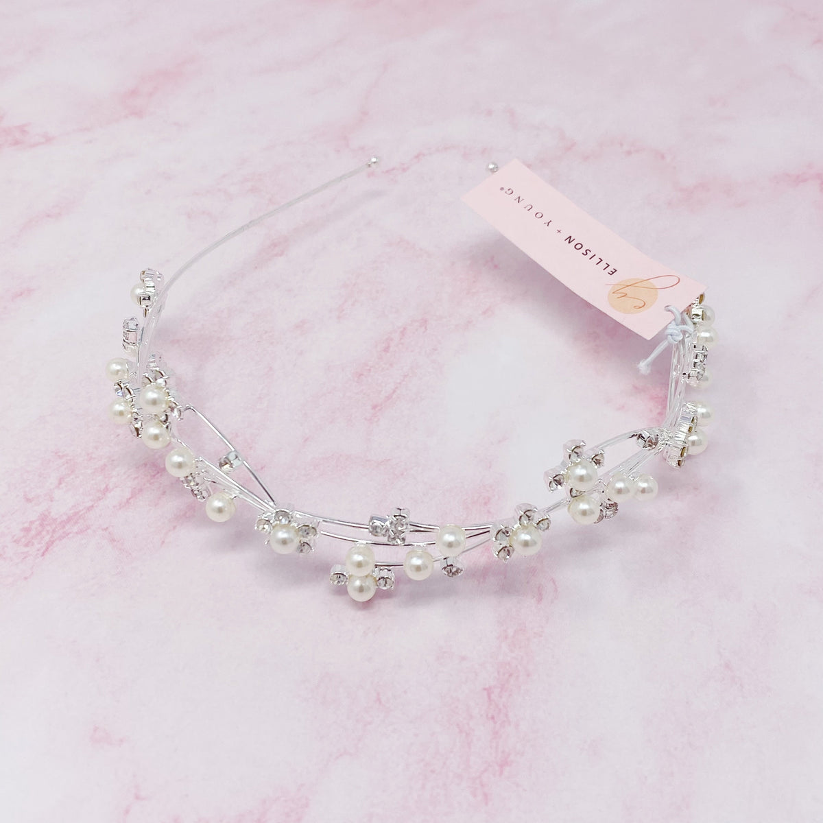 Artful Snow Flower Headband