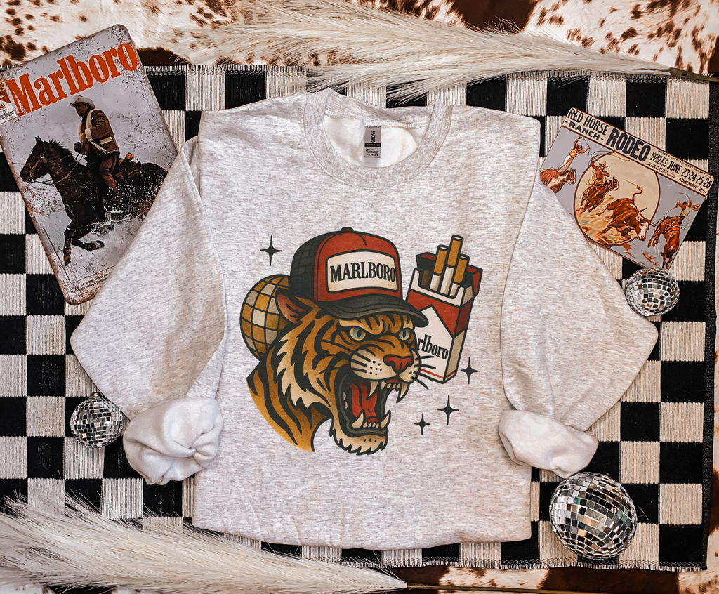 Boro Tiger TEE or CREWNECK