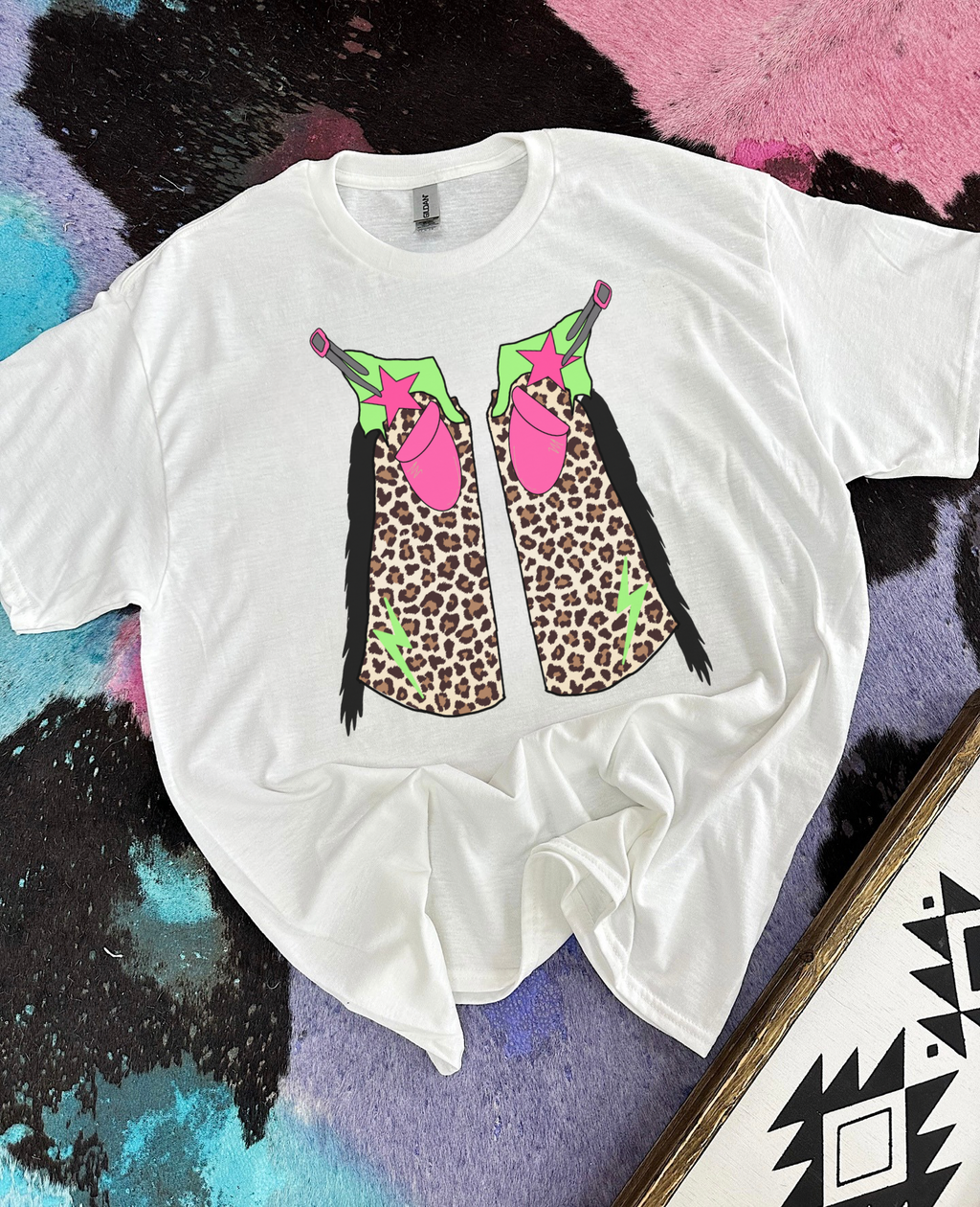Wild Chaps Tee or Crewneck