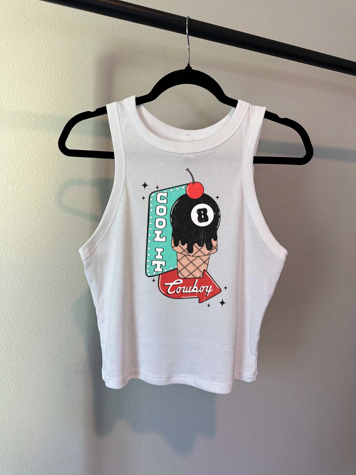 Cool It Cowboy Cropped Tank