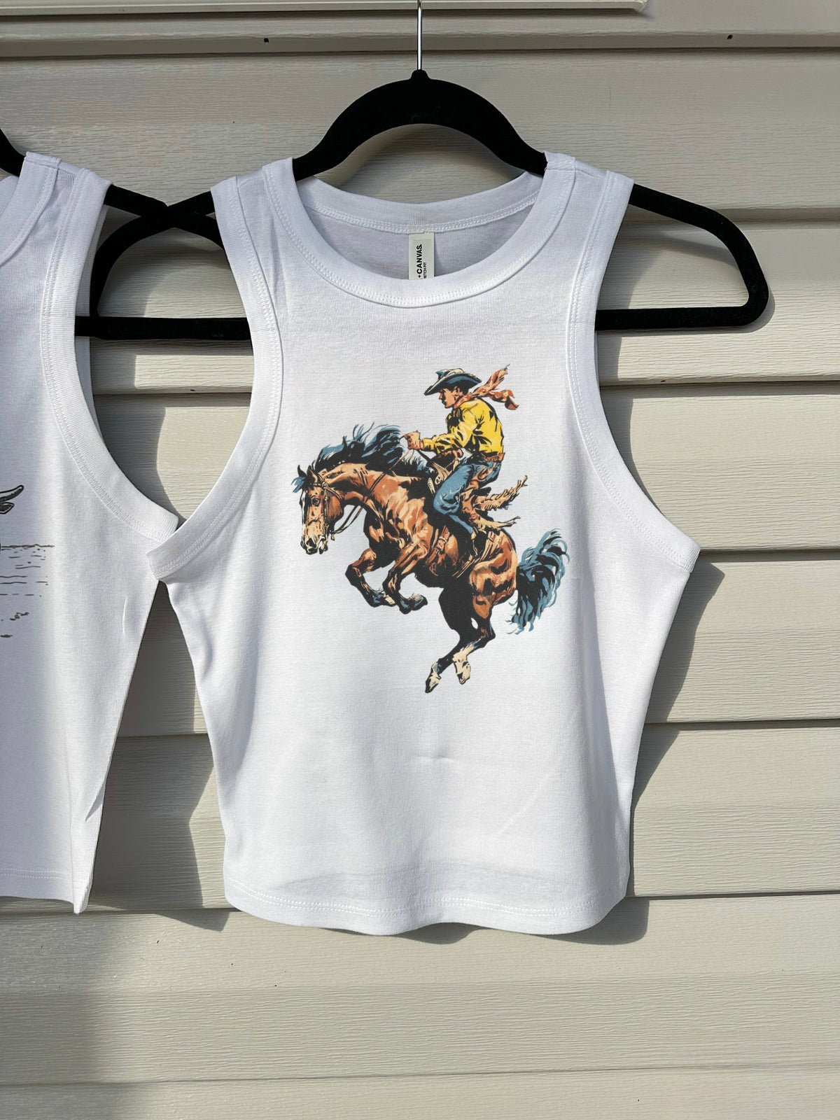 Hold Your Horses Cropped Tank