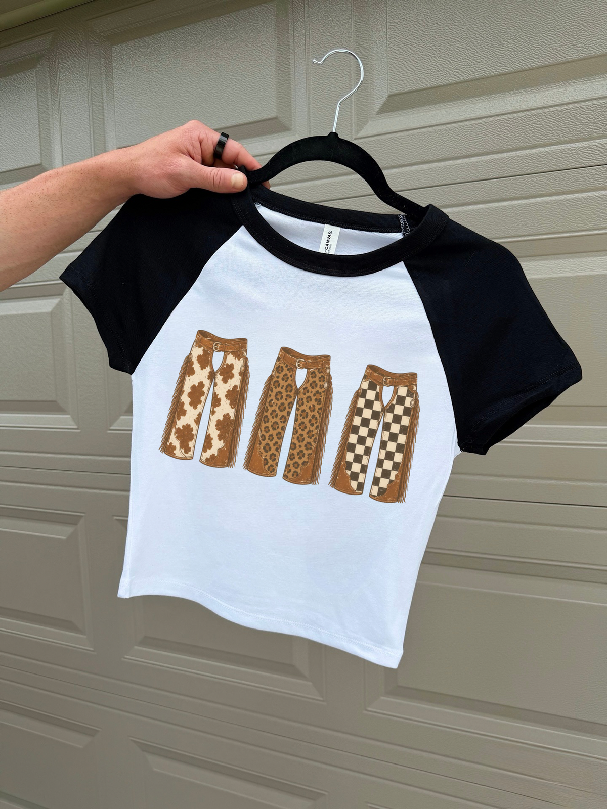 Triple Chaps Baby Tee