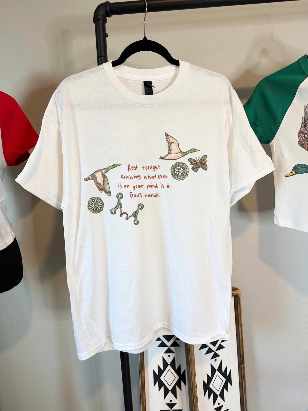 In God’s Hands TEE or CREWNECK