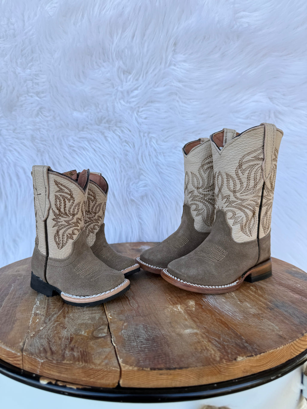 Taupe Suede Tanner Mark Boots