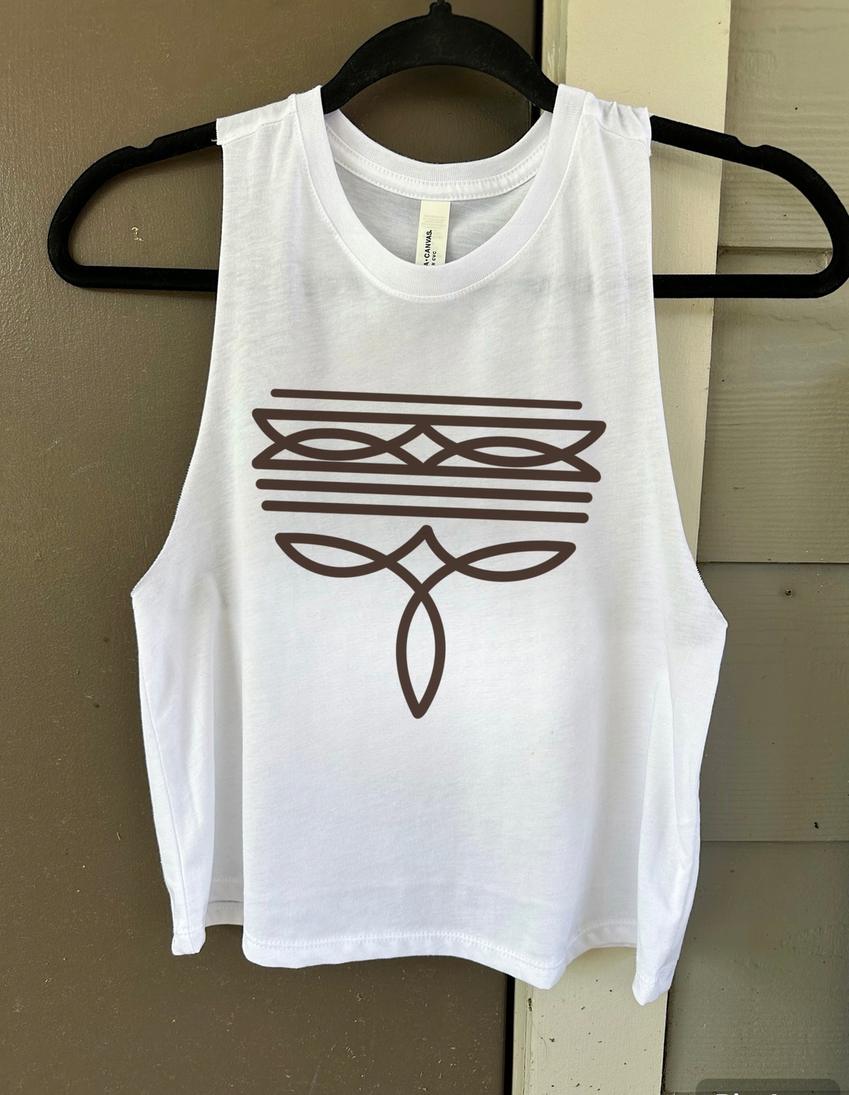 Boot Stitch Cropped Tank