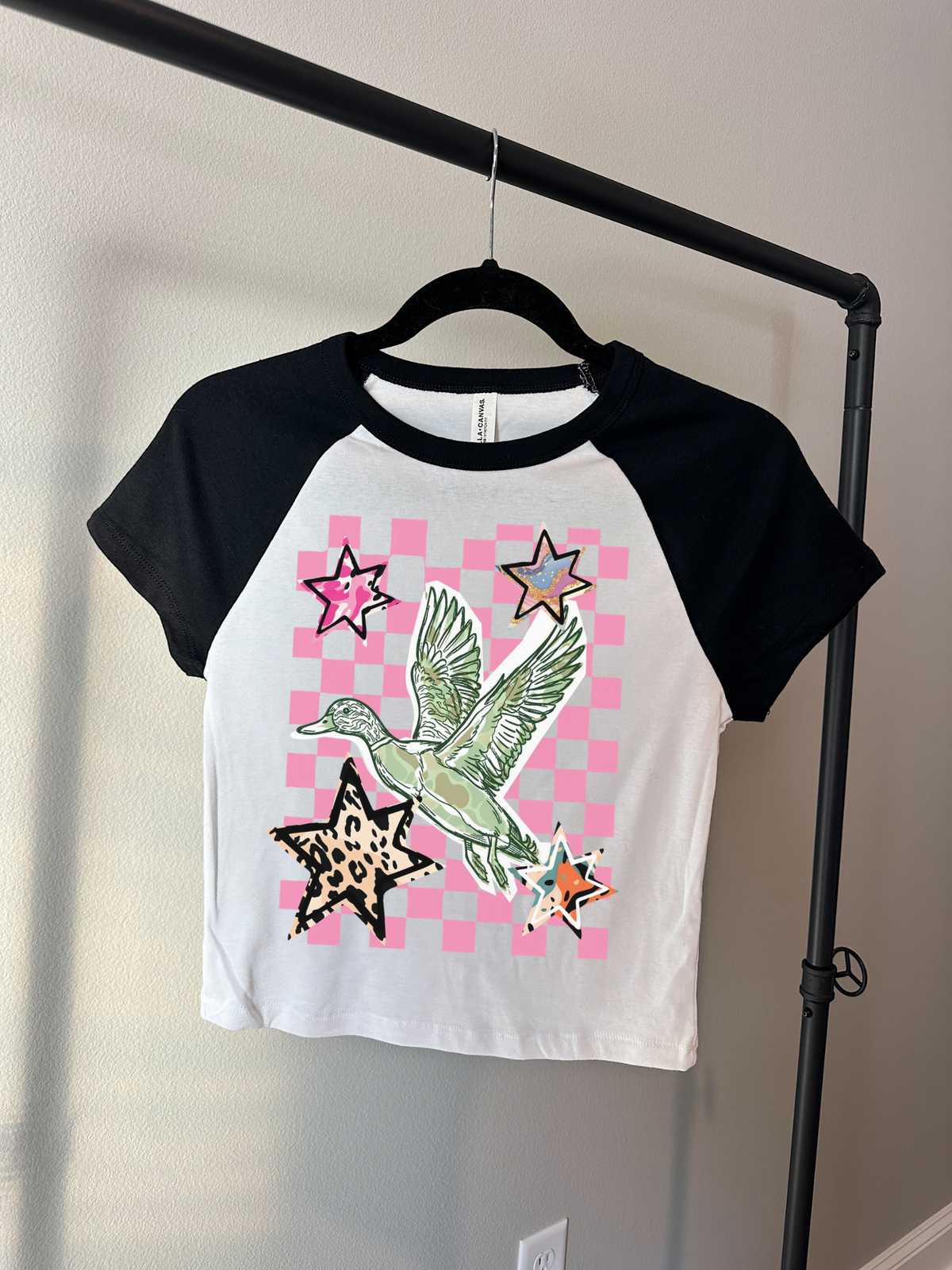 Pink Skies & Duck Vibes Baby Tee