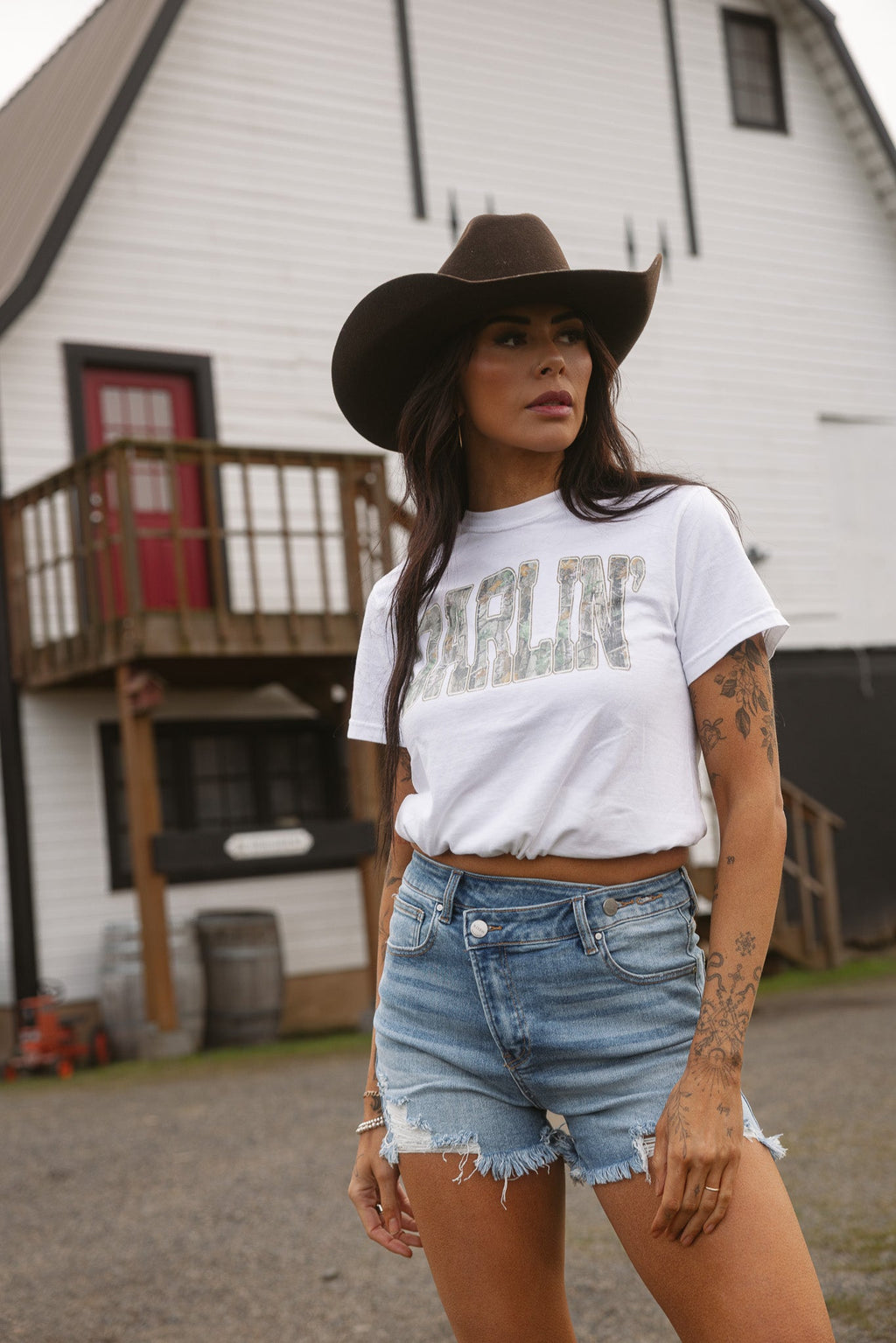 Hello Darlin' Camo Graphic