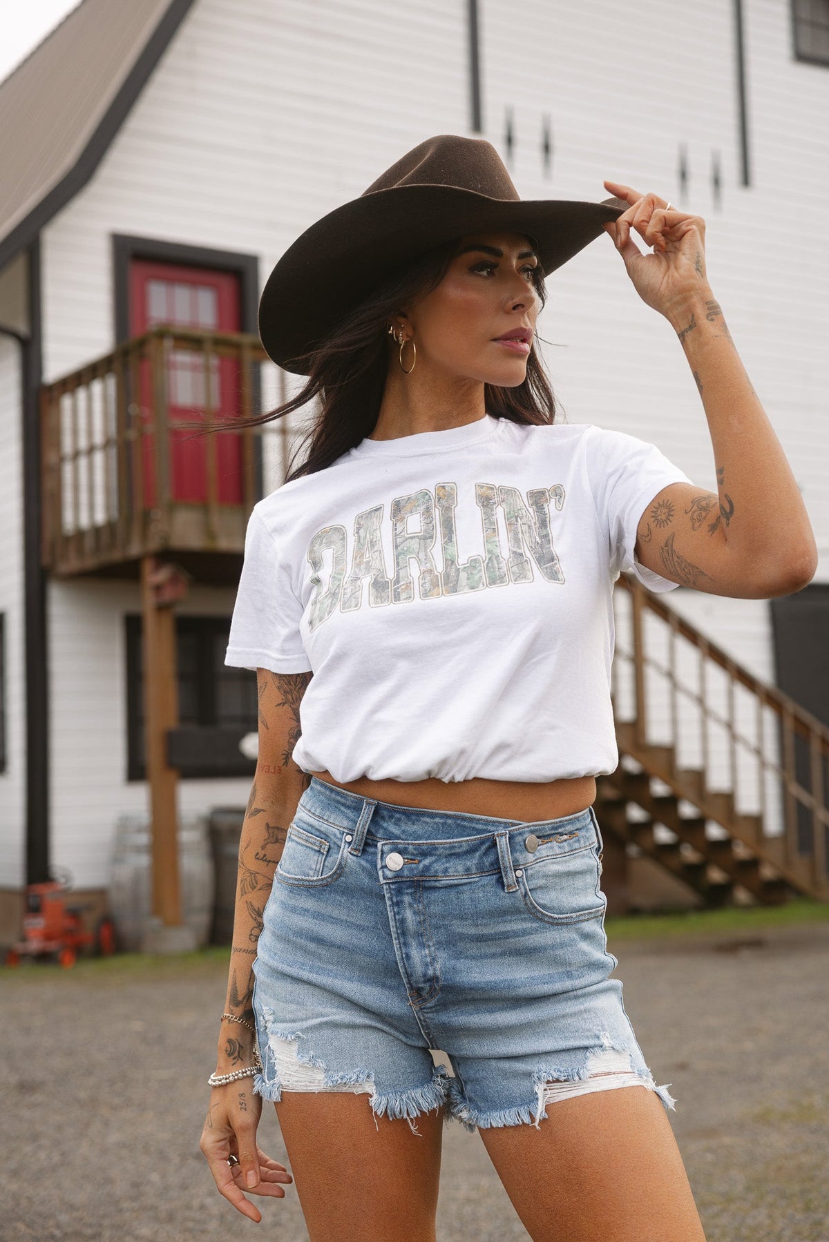Hello Darlin' Camo Graphic