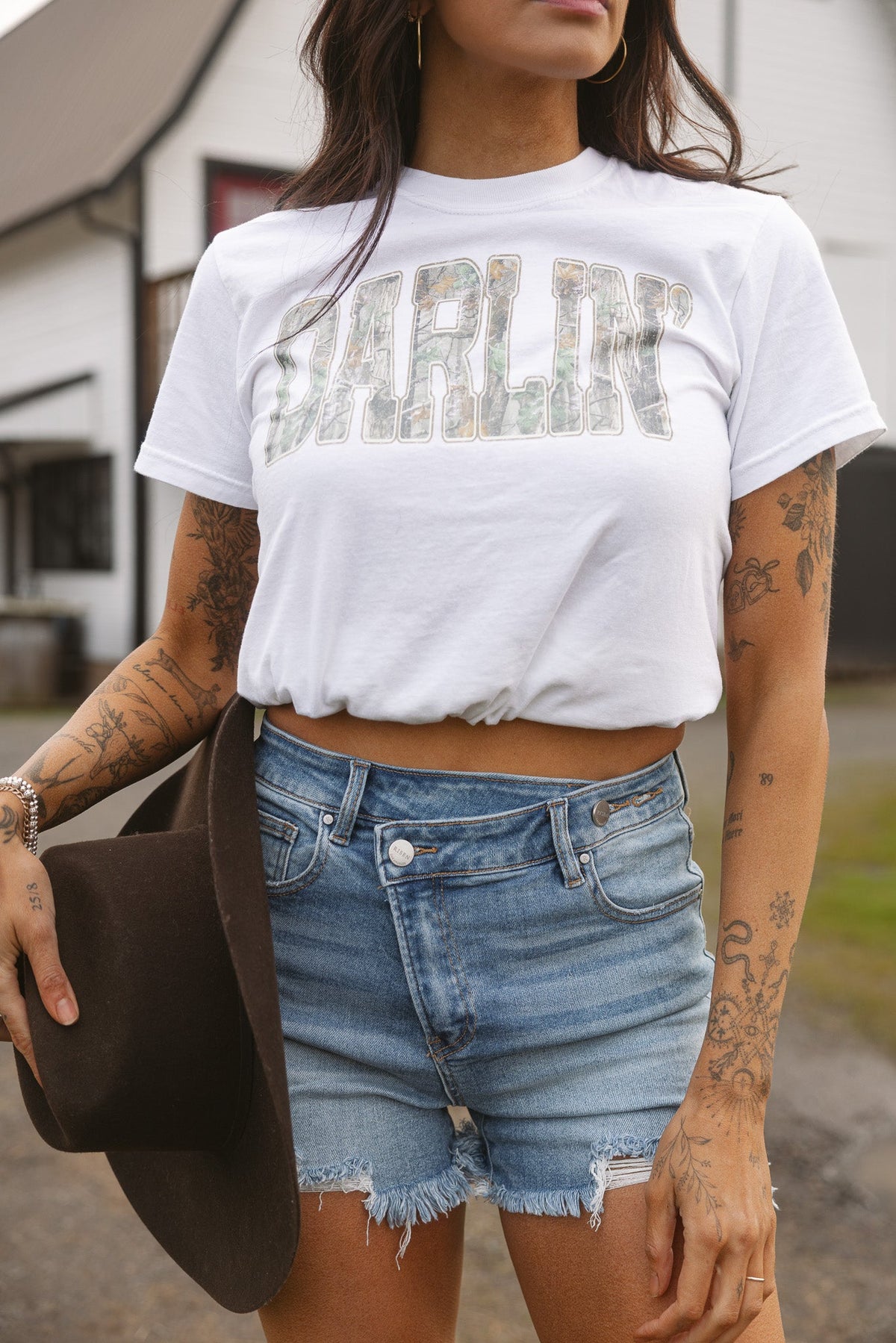 Hello Darlin' Camo Graphic