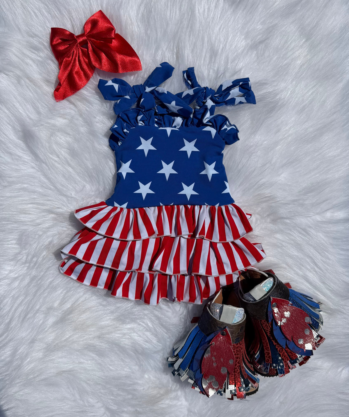 American Honey ruffle romper