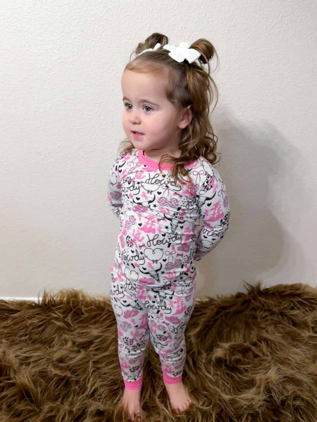 Pink Howdy Bamboo Set (FINAL SALE)