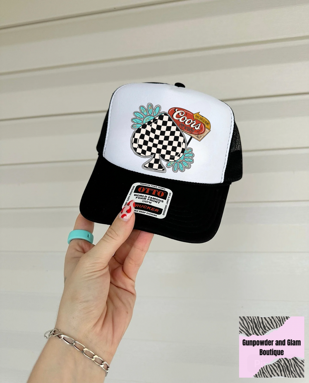 Western Beer Trucker Hat (Multiple Color Options)