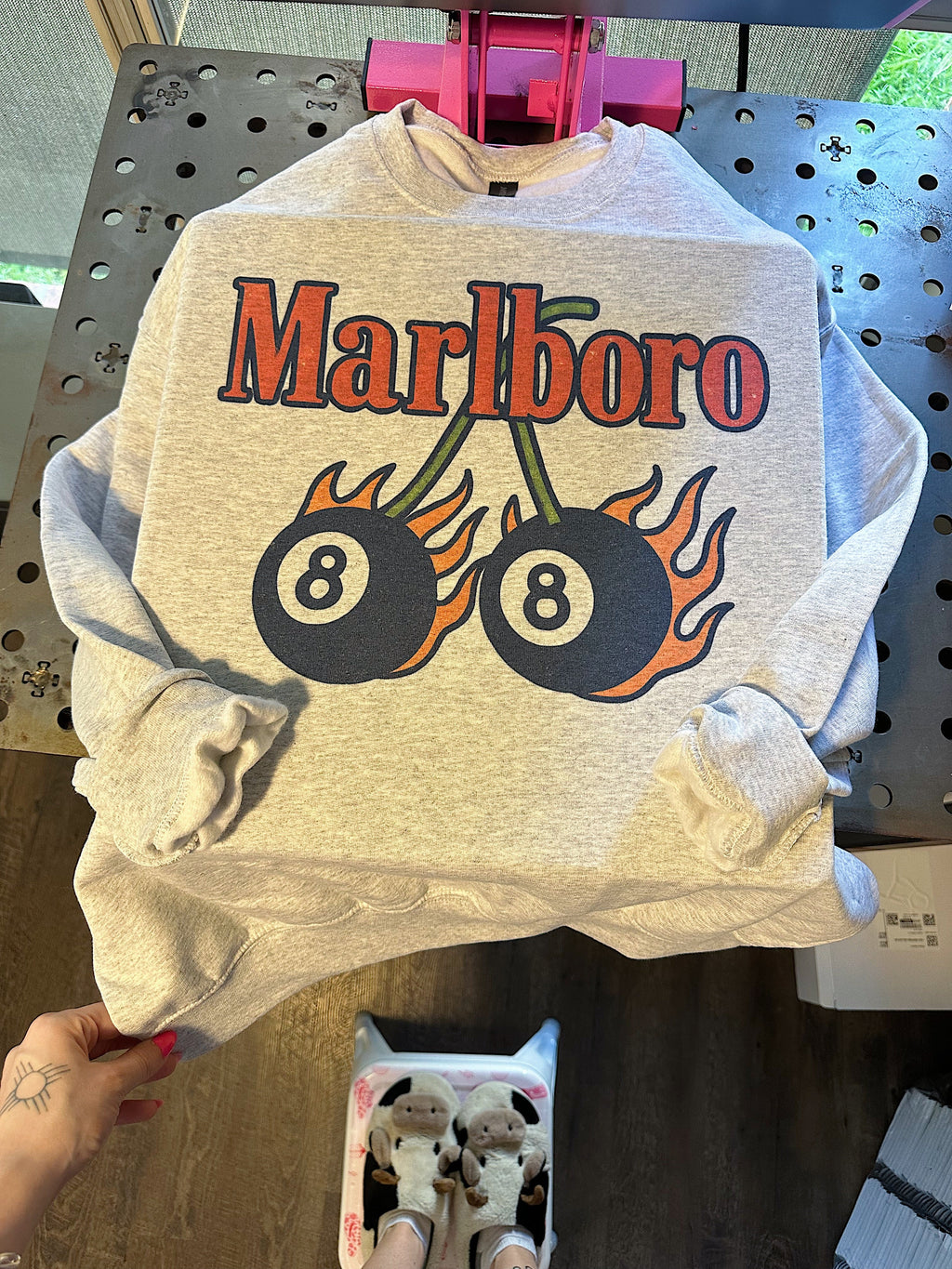 8 Ball Cowboy Killers TEE or CREWNECK