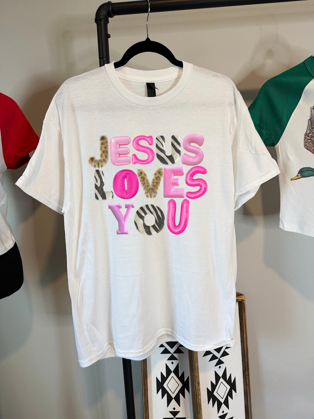 Jesus Loves You Tee or Crewneck