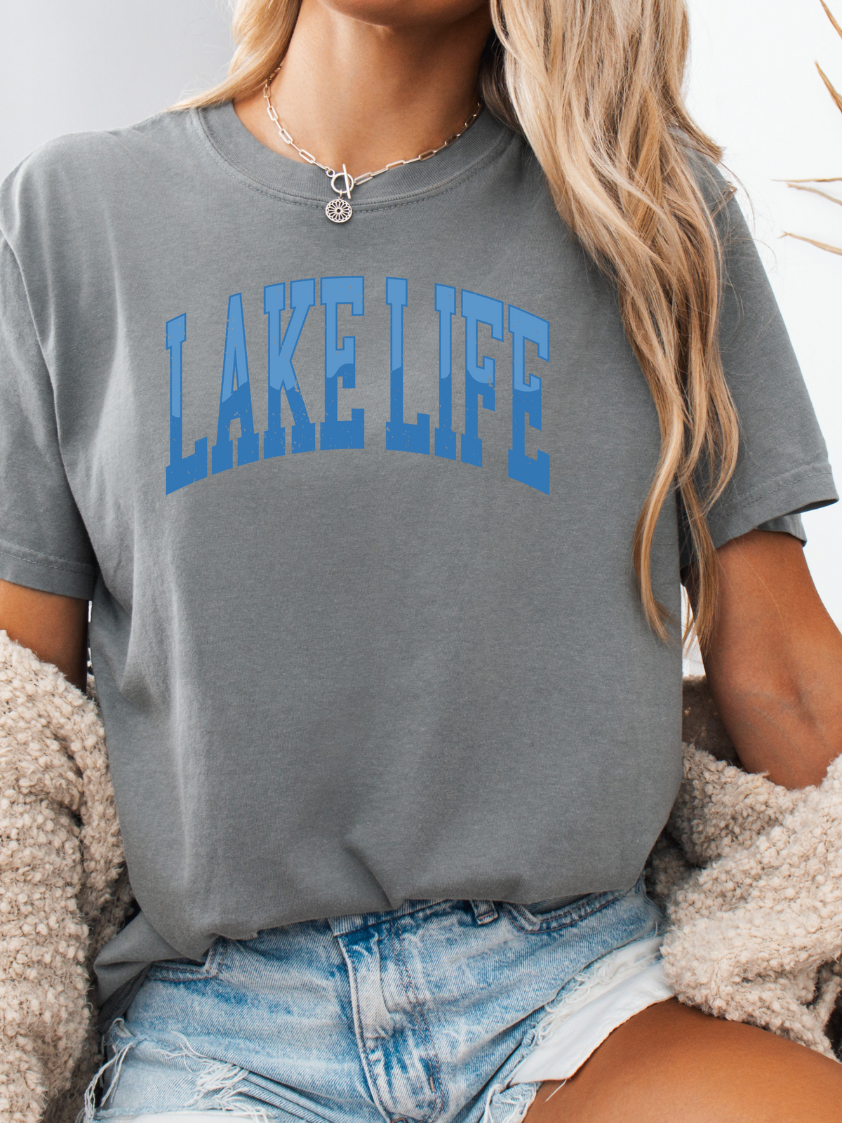 Lake Life Vibes Graphic
