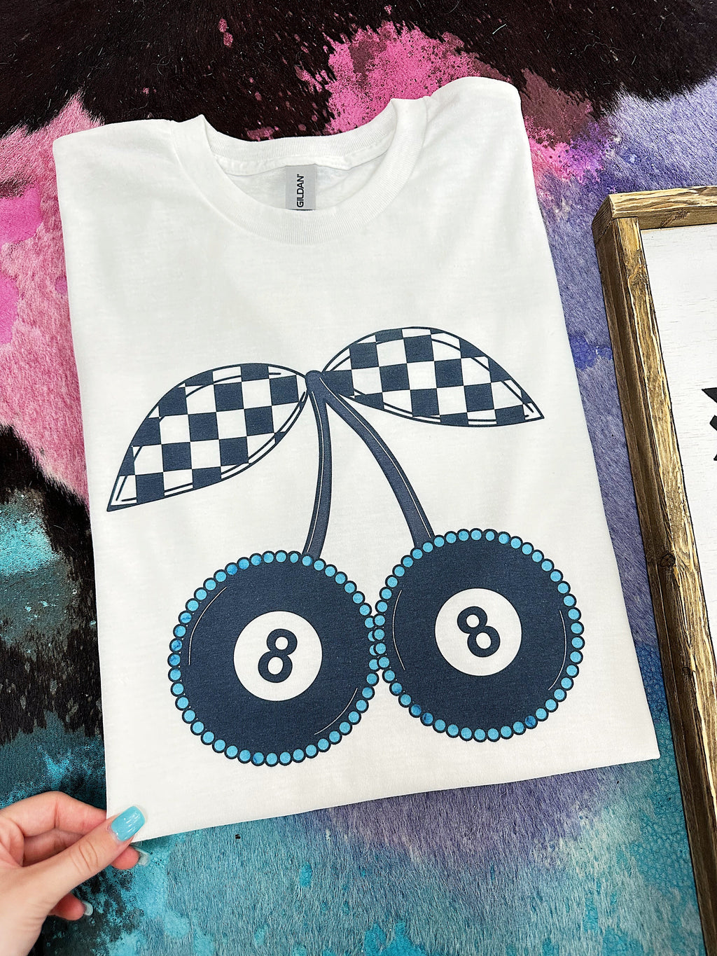 8 Ball Cherries TEE or CREWNECK