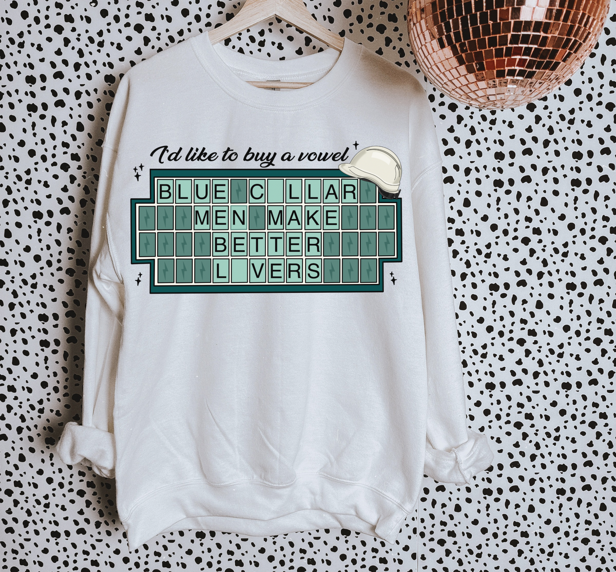 Buy a Vowel TEE or CREWNECK