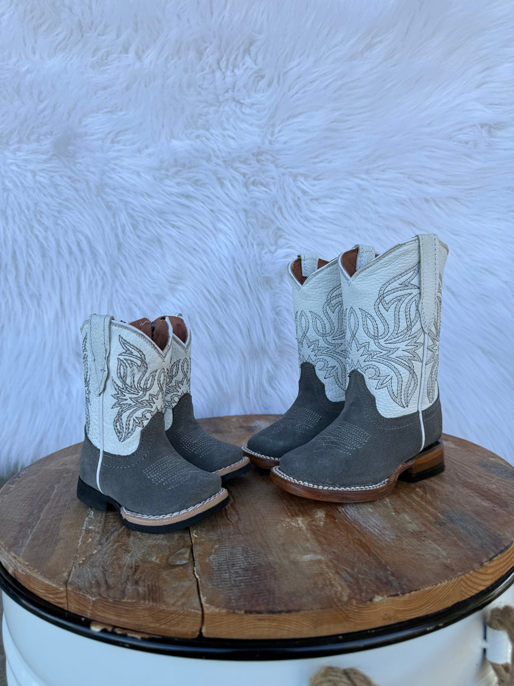 Grey Suede Tanner Mark Boots