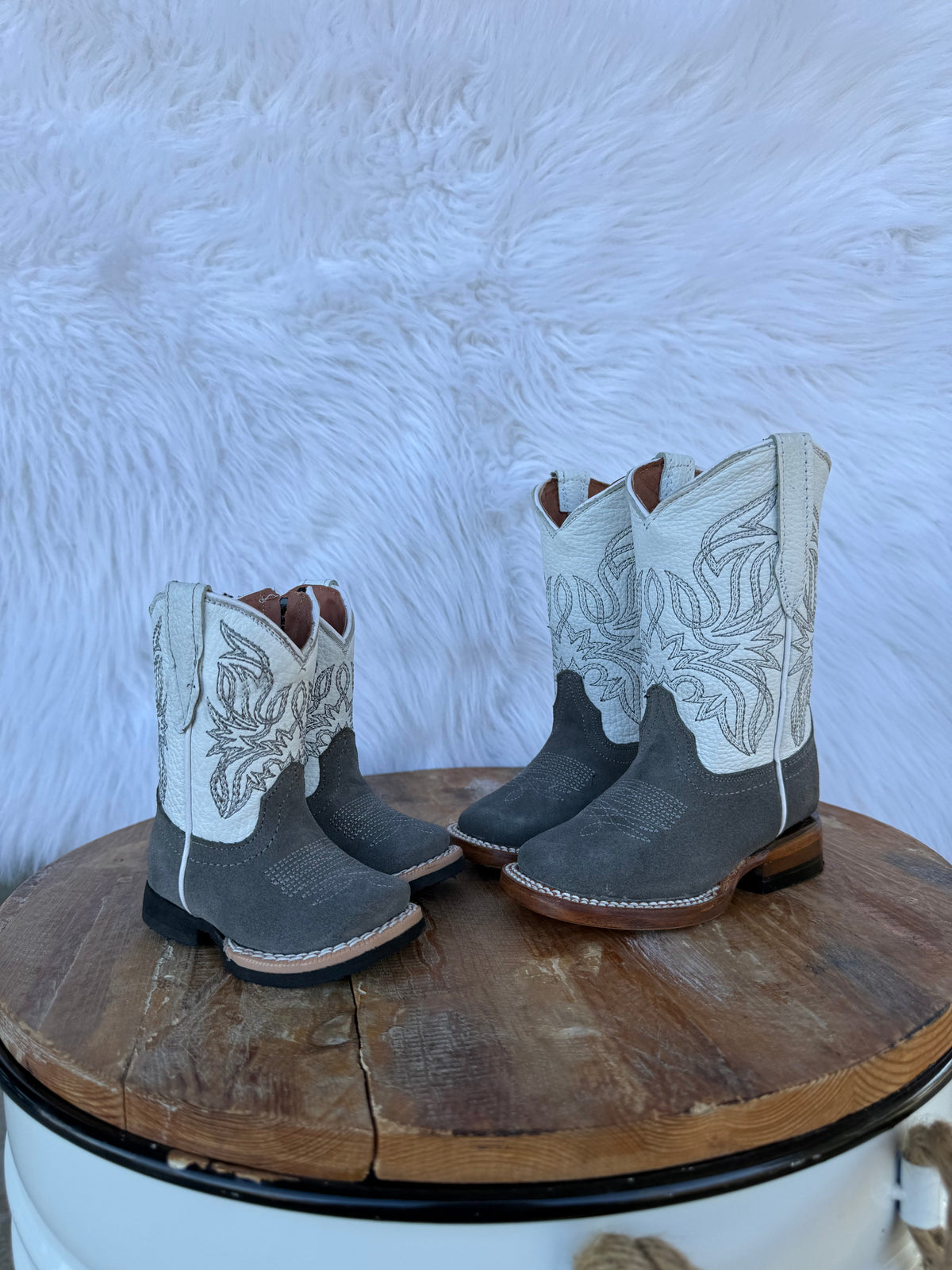 Grey Suede Tanner Mark Boots