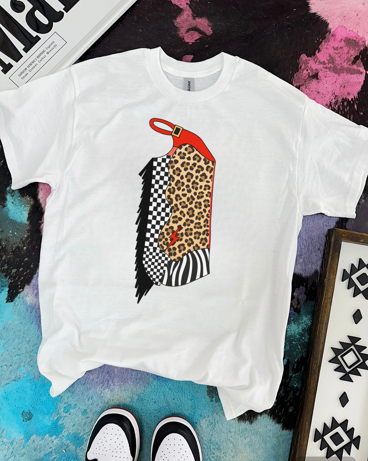 Leopard Chap Tee or Crewneck