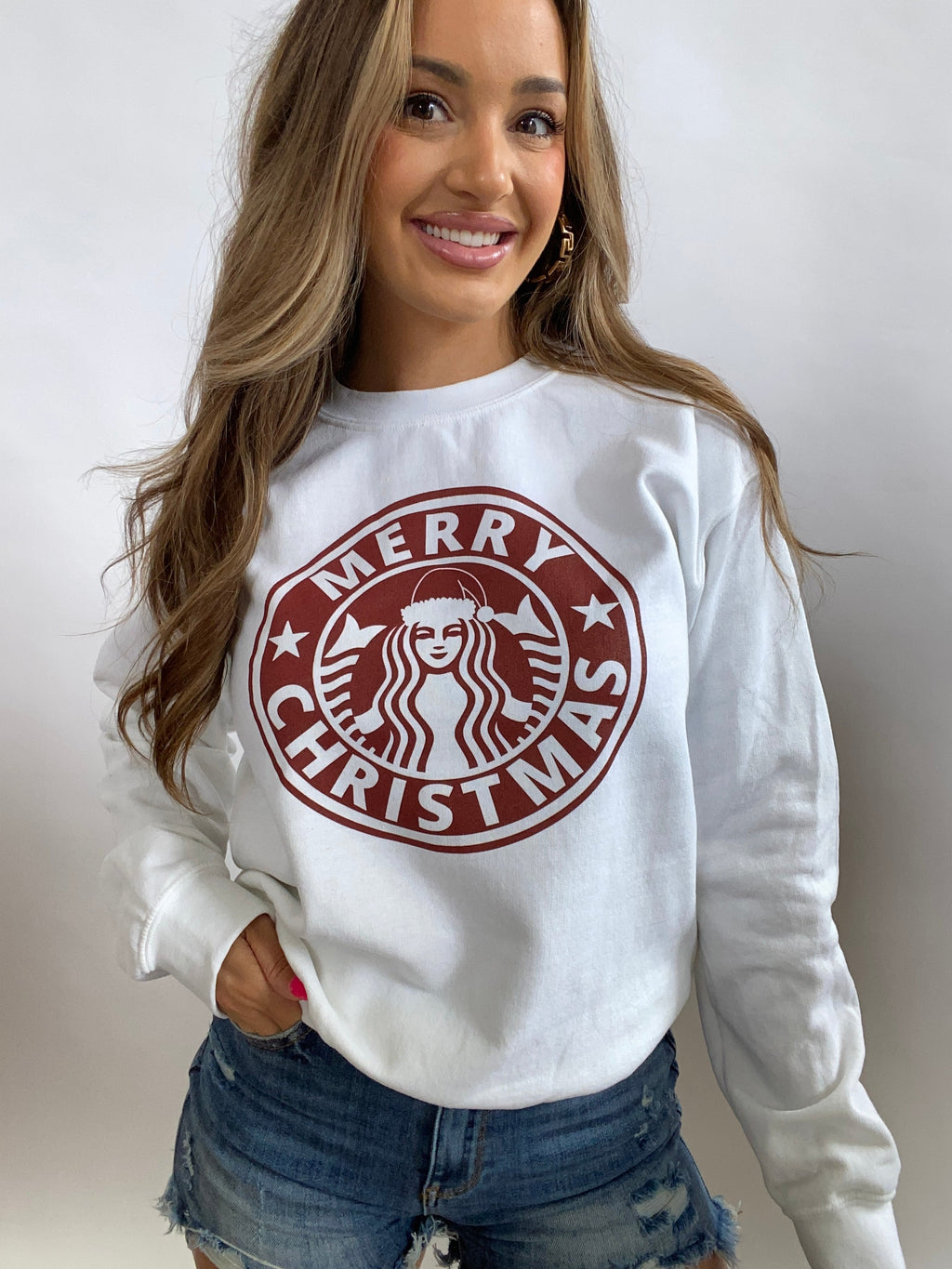 (2) Christmas Graphic Sweatshirt/Hoodie Mystery Bundle