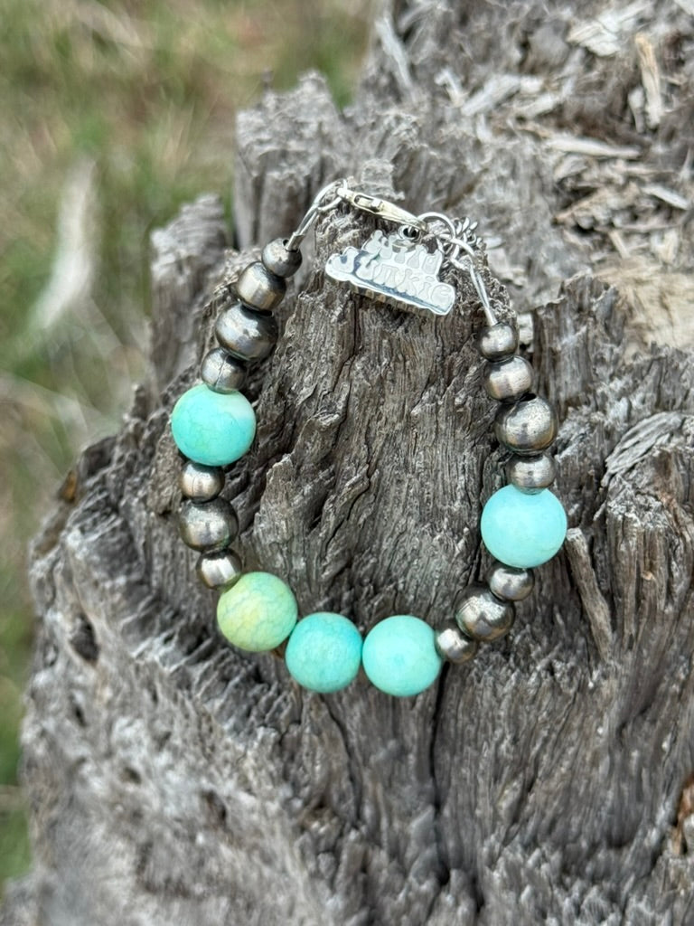 Turquoise Trailblazer Beaded Bracelet