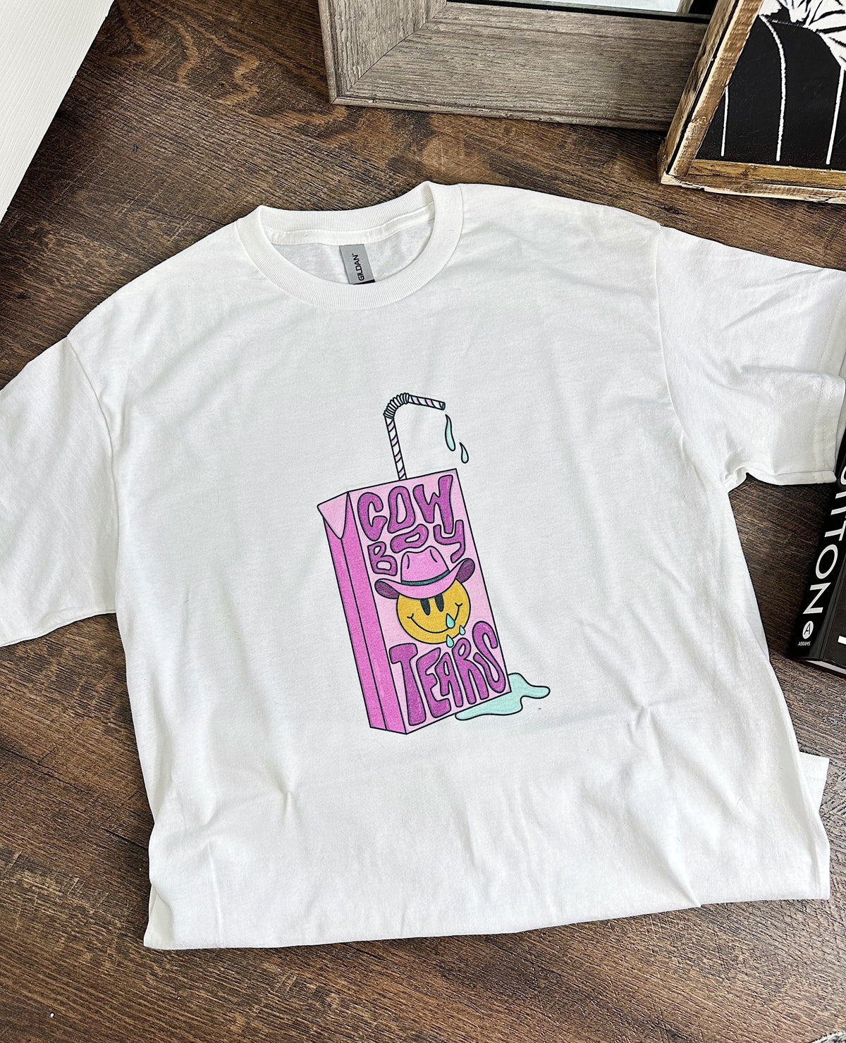 Cowboy Tears TEE or CREWNECK