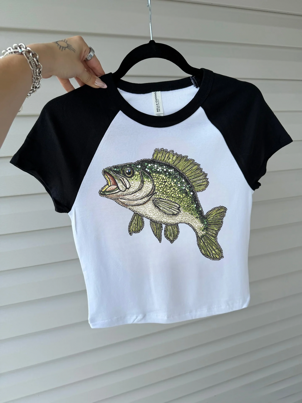 Rhinestone Bass Baby Tee