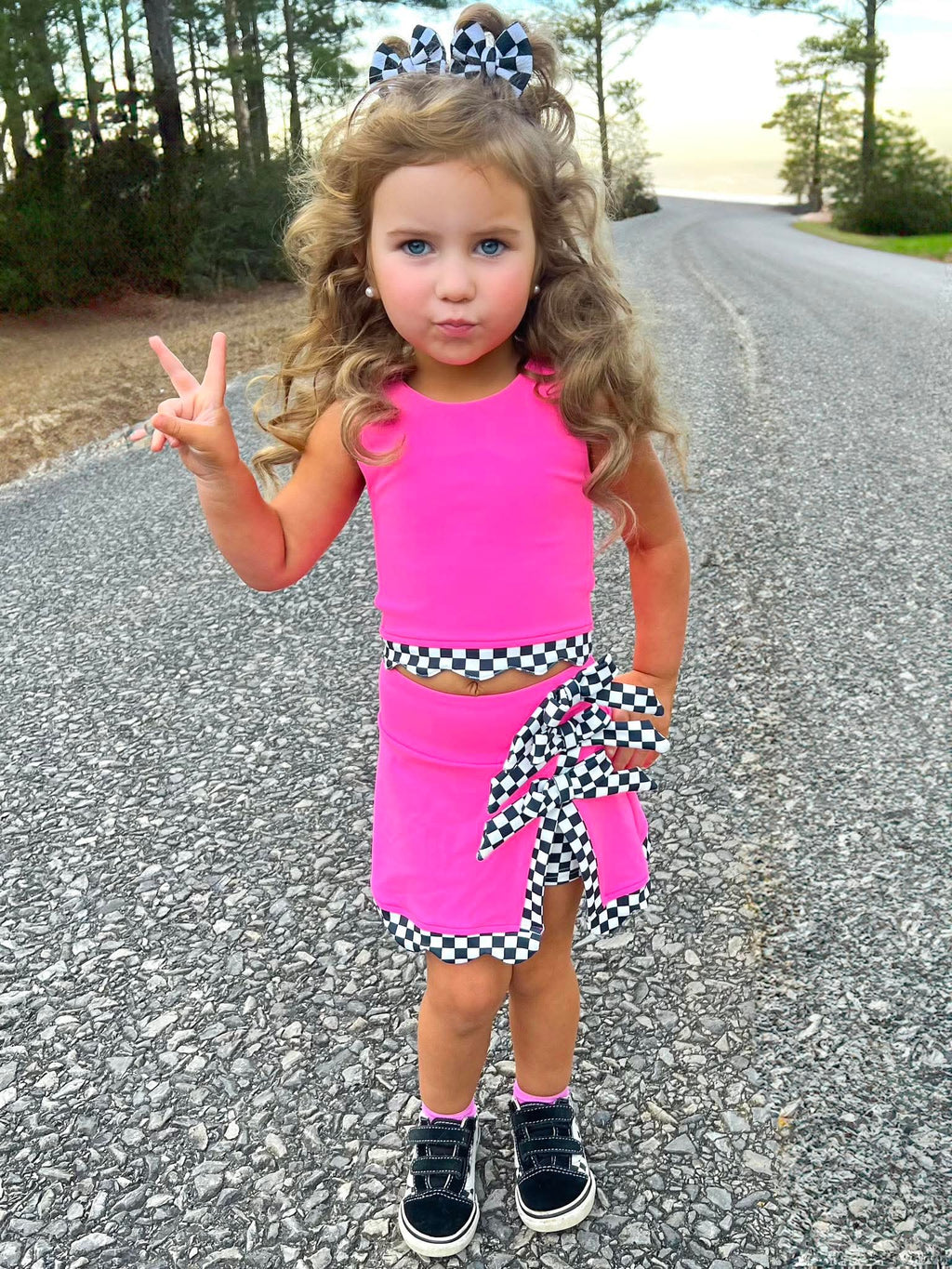 Checkered Chic Yoga Set (Mommy And Me)