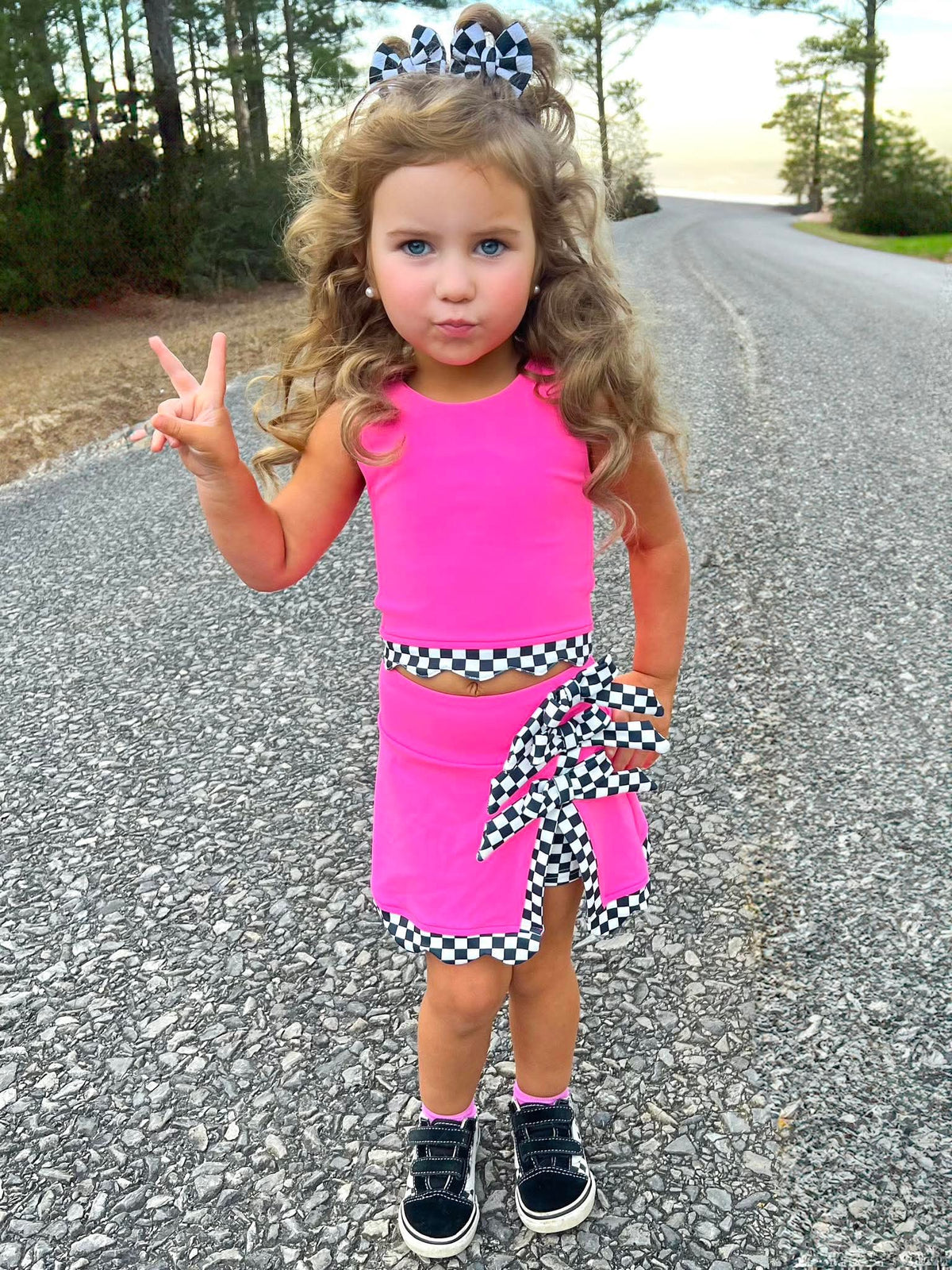 Checkered Chic Yoga Set (Mommy And Me)